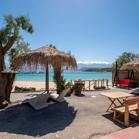 Sea And Sun Metaxy Mas, Brand-New, Beachfront ! La Canea Exterior foto
