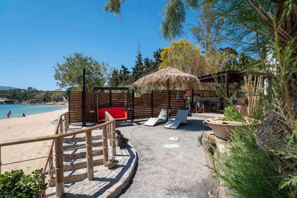 Sea And Sun Metaxy Mas, Brand-New, Beachfront ! La Canea Exterior foto